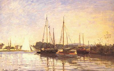 Claude Monet Bateaux de Plaisance